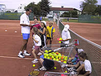 Instruktionen vom Trainer